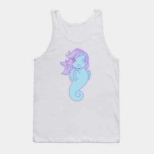 Blue Mermaid Tank Top